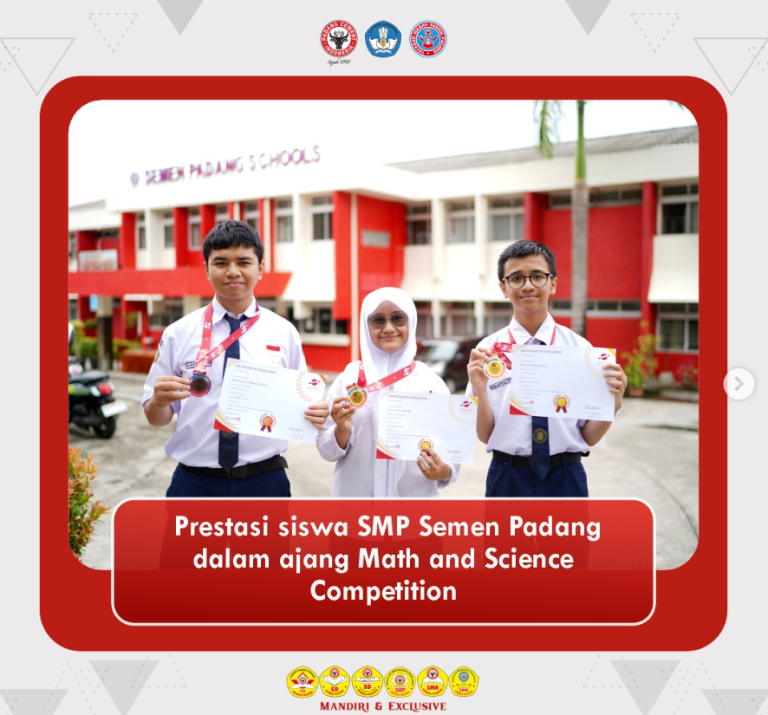 Siswa SMP Semen Padang Raih Medali Emas dan Perunggu di Math and ...